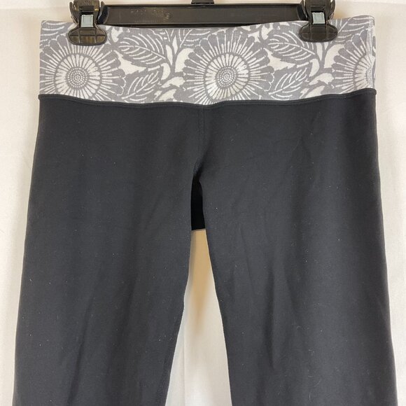 Lululemon Wunder Under Pant 8 Black Beachy Floral White Fossil/Fossil Gray - Picture 3 of 12